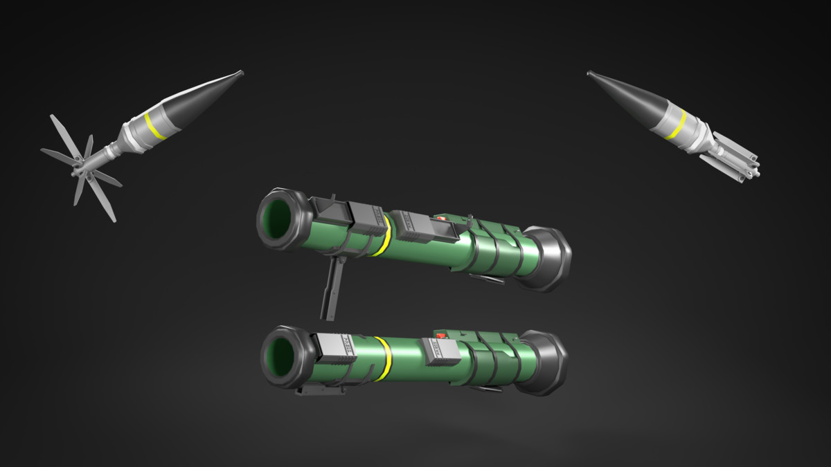 Low poly Grenade Launchers.2