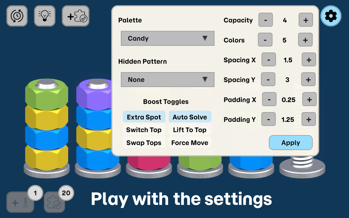 Sort Magic - Nuts & Bolts