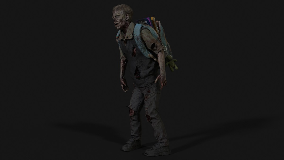 Gradeschooler Boy — American School Zombie Collection