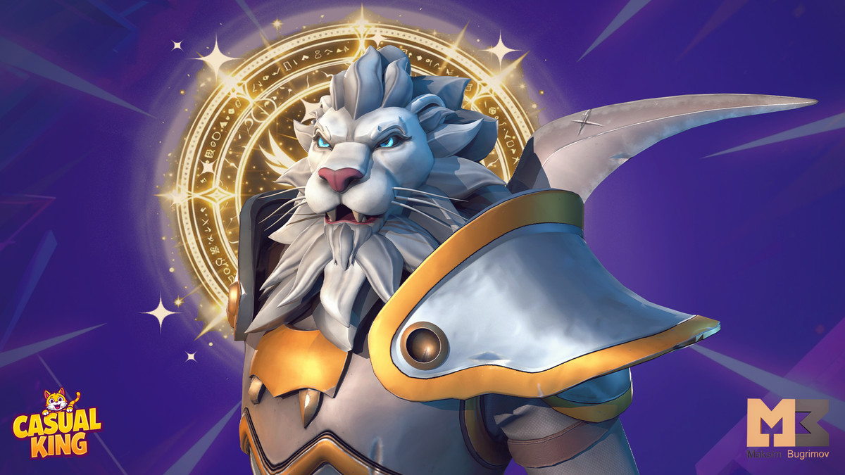 Lion Cartoon Character
