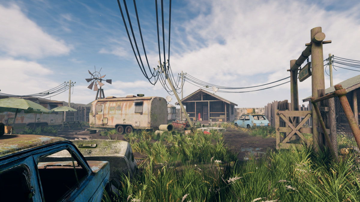 Post-Apocalyptic Trailer Park Environment