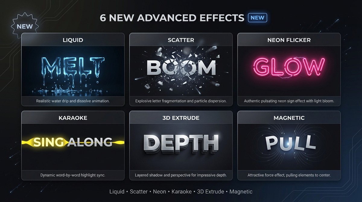 TextFX Master - 50+ Animated Text Presets