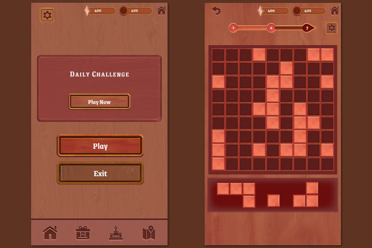 Wooden Ultimate GUI Pack
