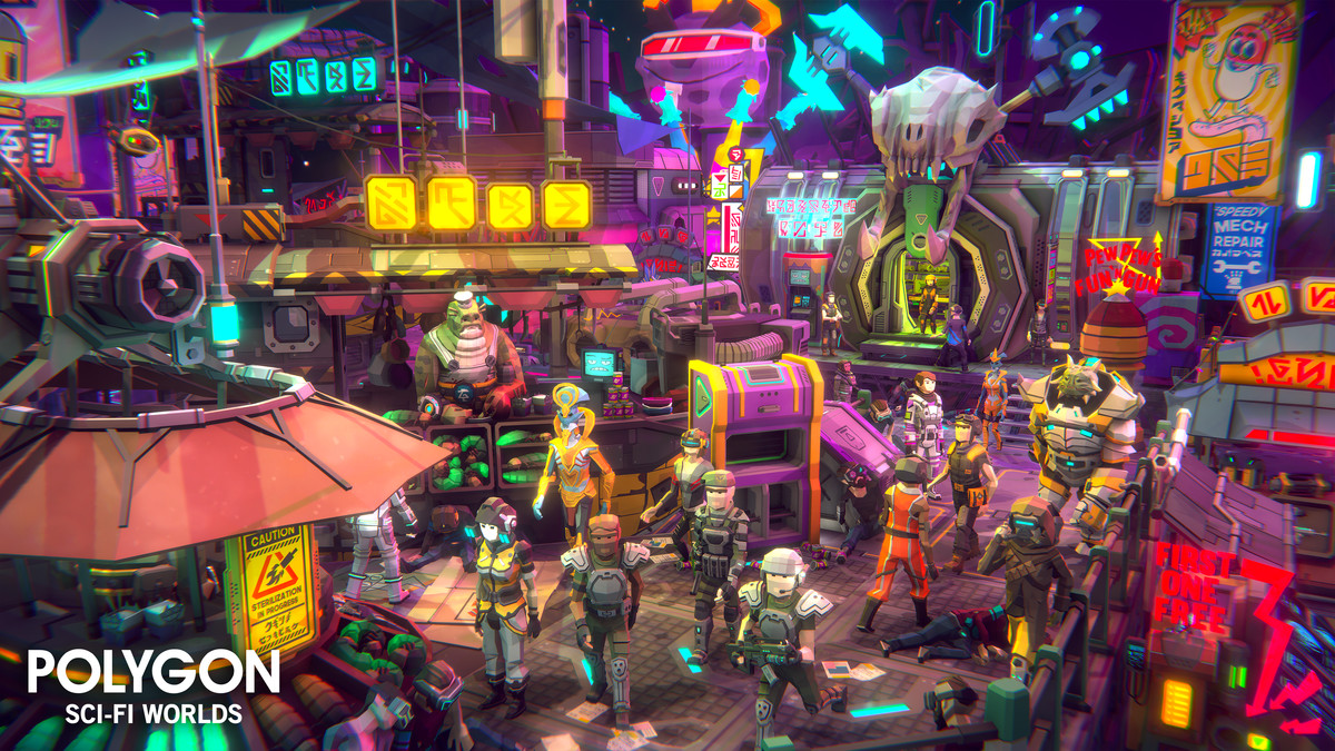 Value Bundle – POLYGON Sci-Fi Worlds, Swamp Marshland & Sci-Fi Outpost Map