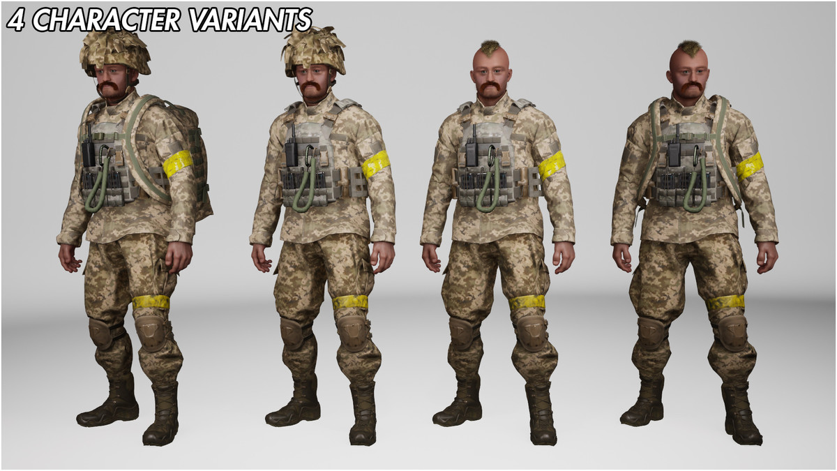 Ukraine Army Soldiers Pack
