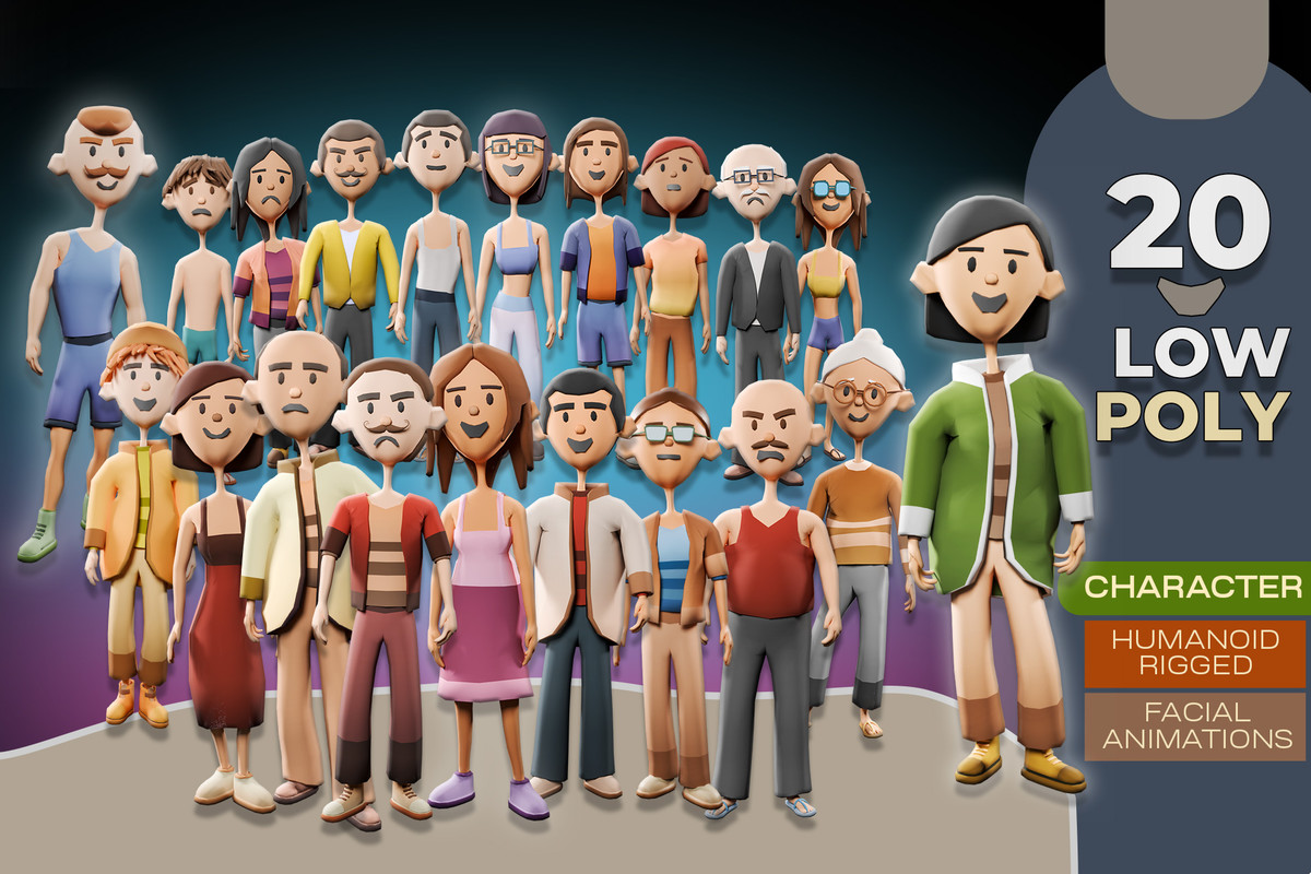 LowPoly Character Collection 2