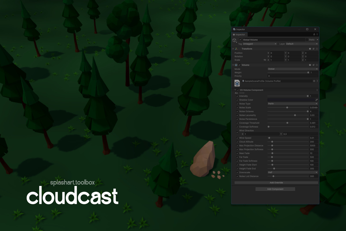 Cloud Cast: Procedural Cloud Shadows & Parallax for URP