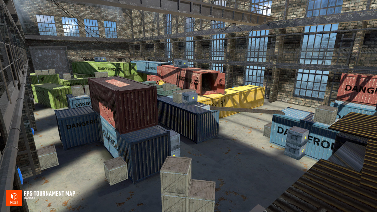 FPS tournament map - Hangar