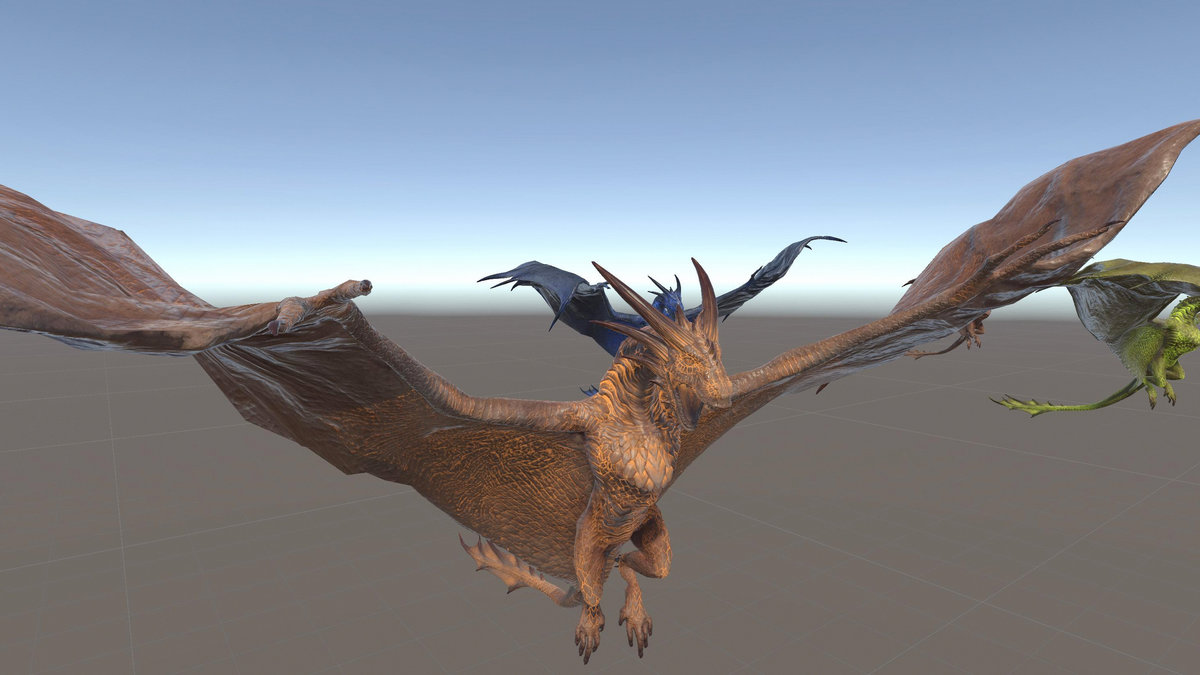 Fire breathing Wyvern