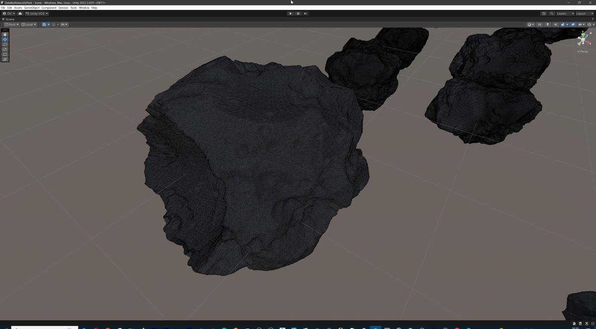 Detailed Asteroids Pack (22 high-poly 3D assets)