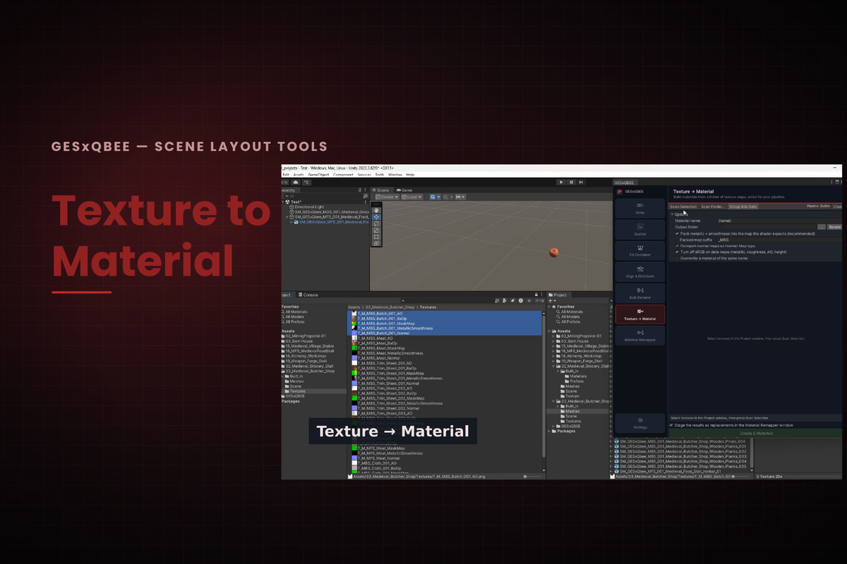 GESxQbee - Scene Layout Tools