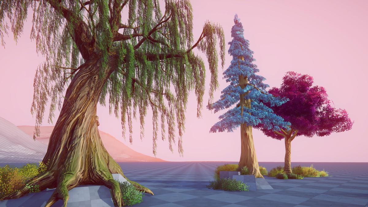 Stylized Fluffy Trees HQ Pack