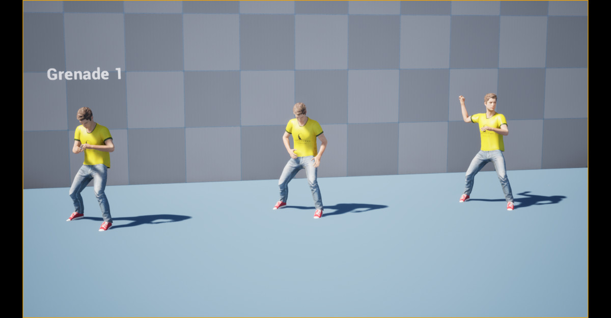OneHand Throw Animation