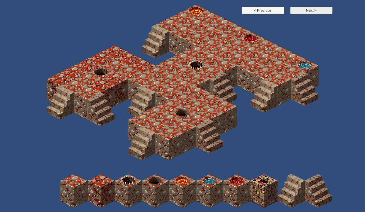 2D Isometric Modular Tileset – Flesh, Blood & Skull
