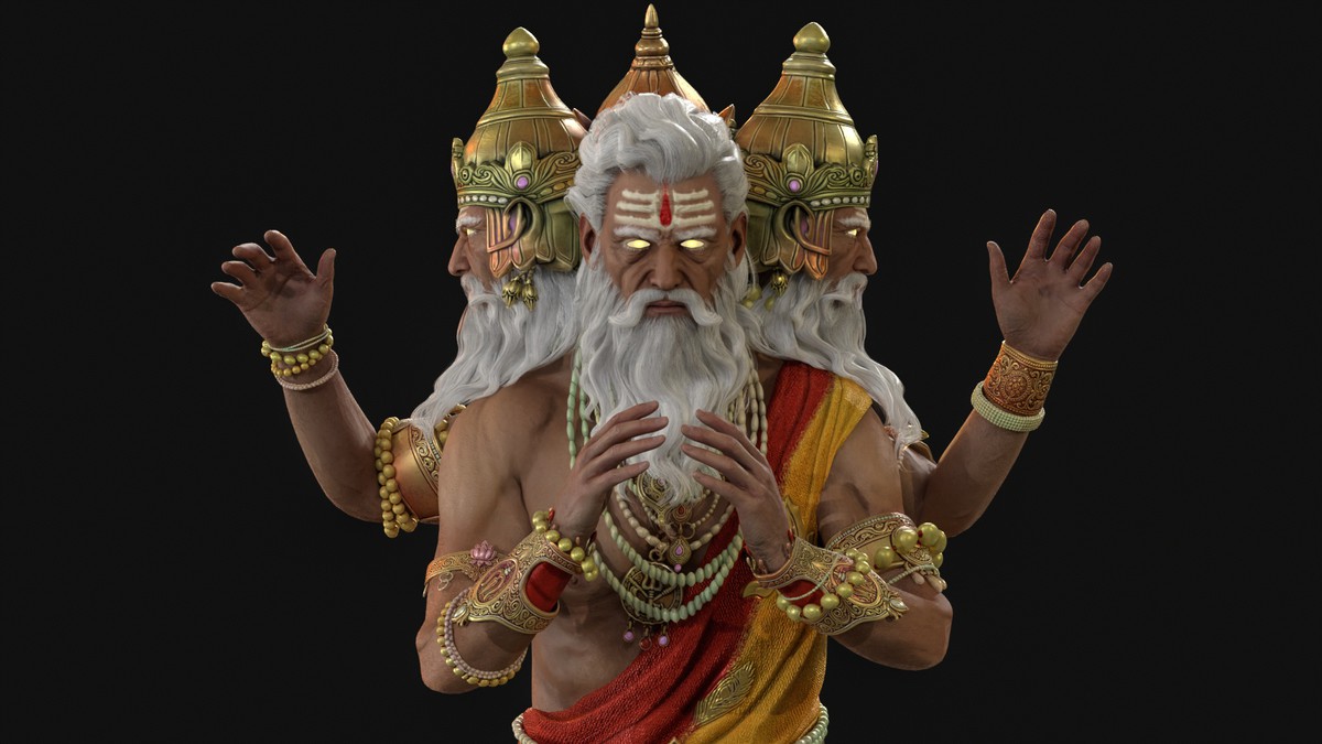 Indian God Brahma