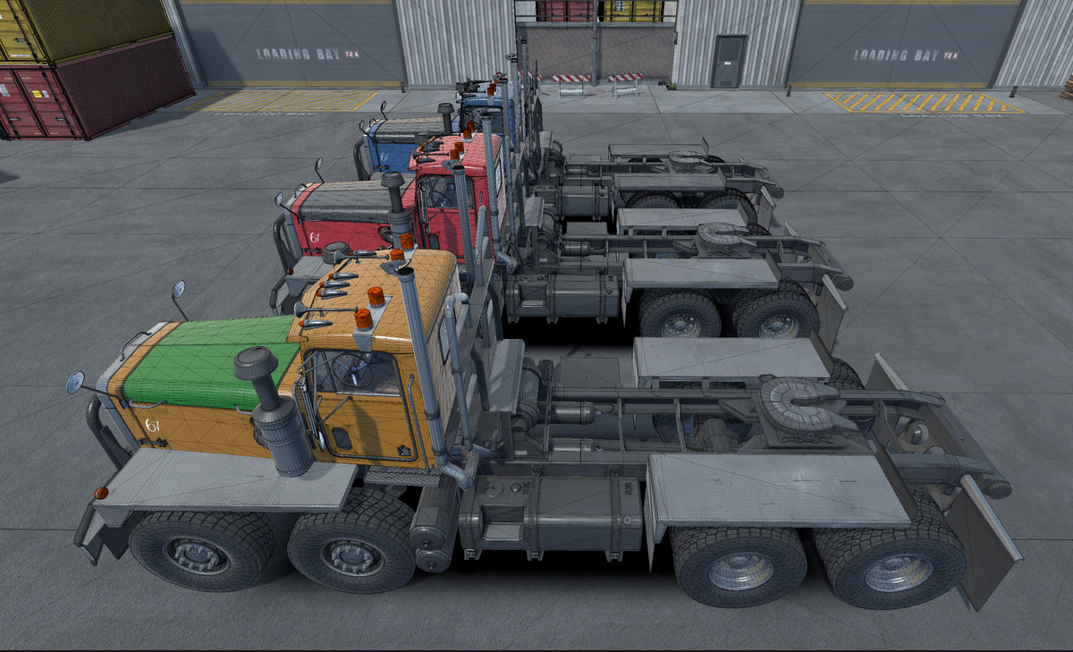 Twinsteer heavy truck