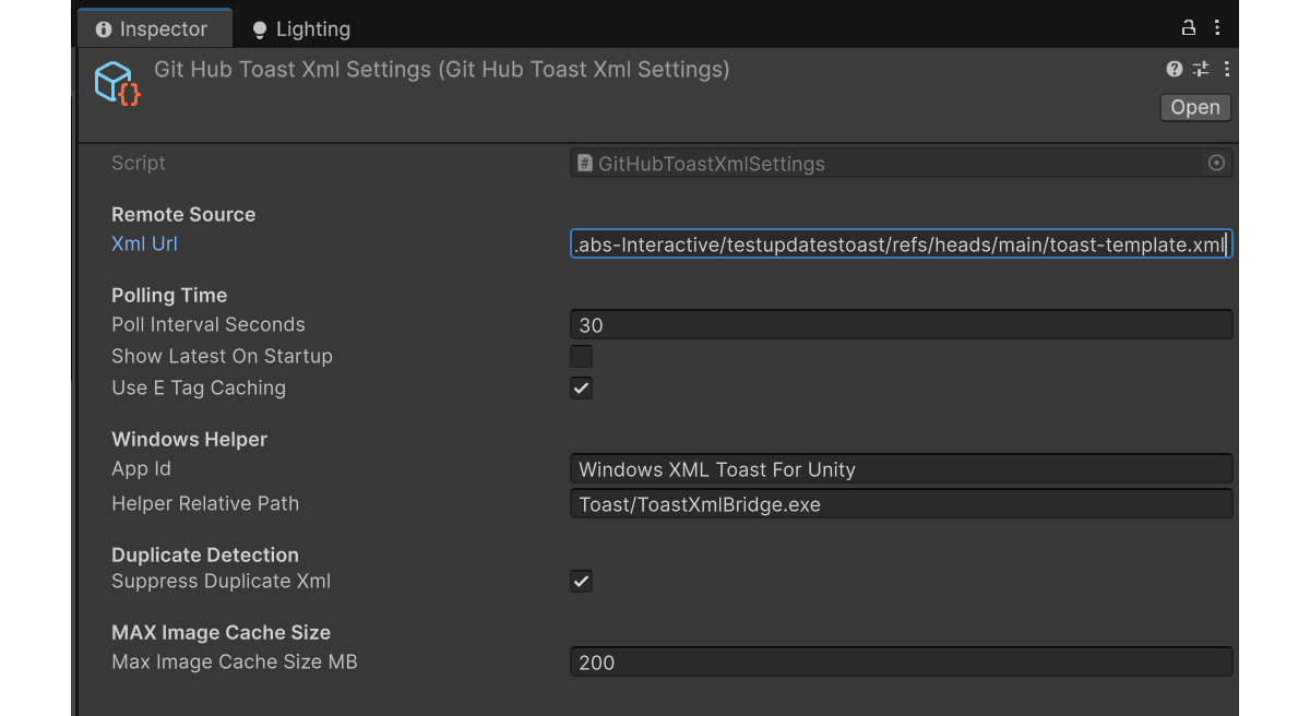 XML Toast