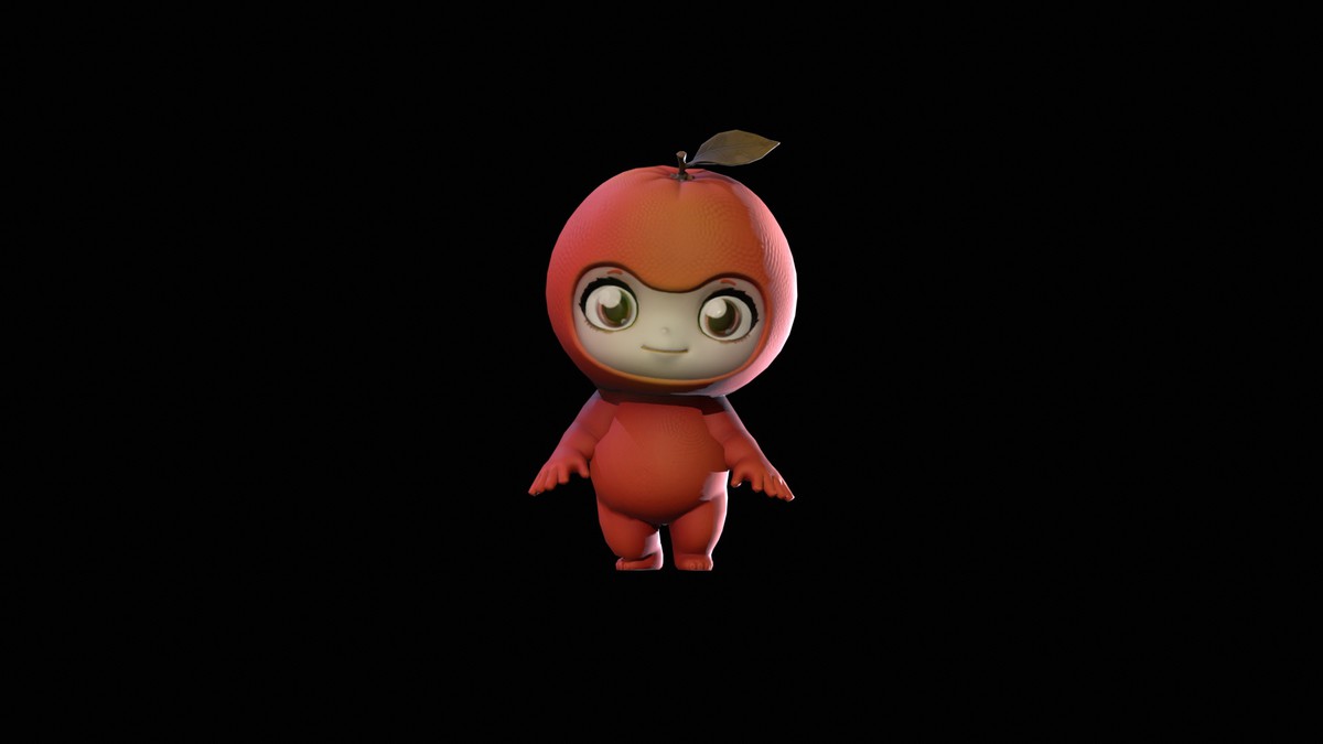 Chibi Fruit Orange