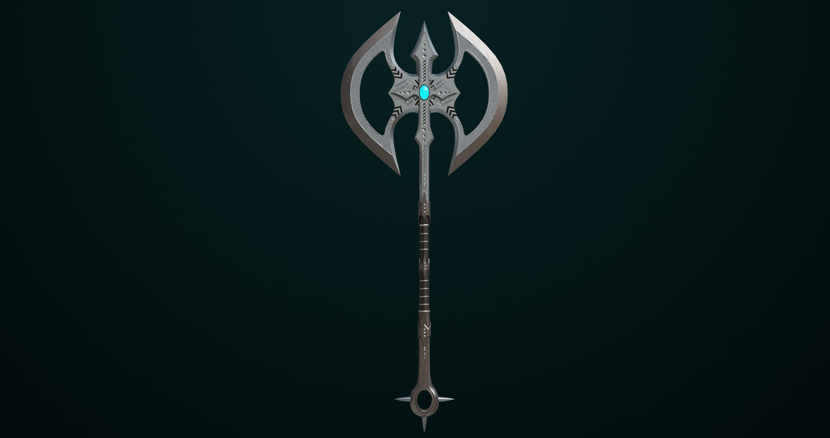 6 Battle Axes Collection 02 URP HDRP Textures