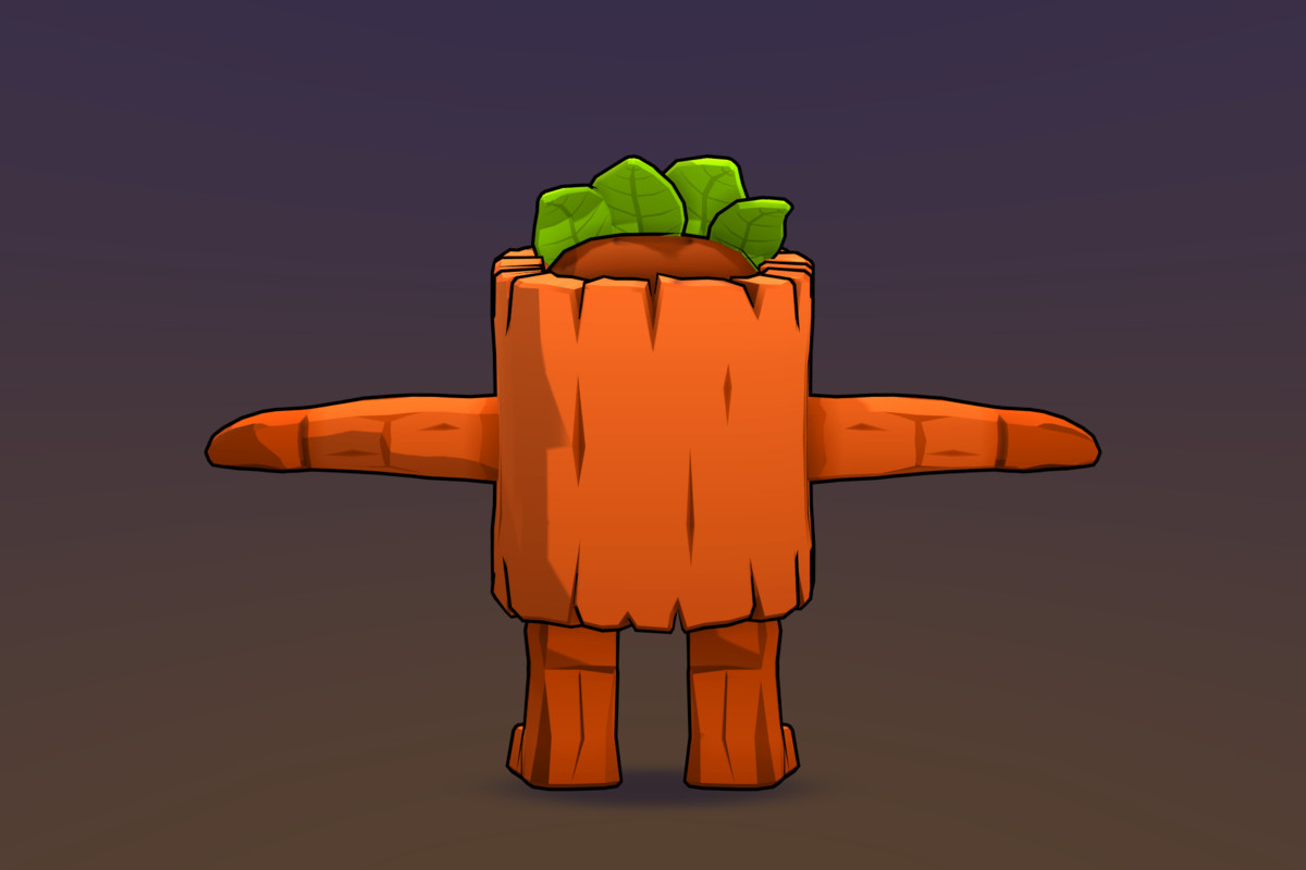 Animated Cartoon Jungle Monster| 9 Animations + Matcap Toon Shader