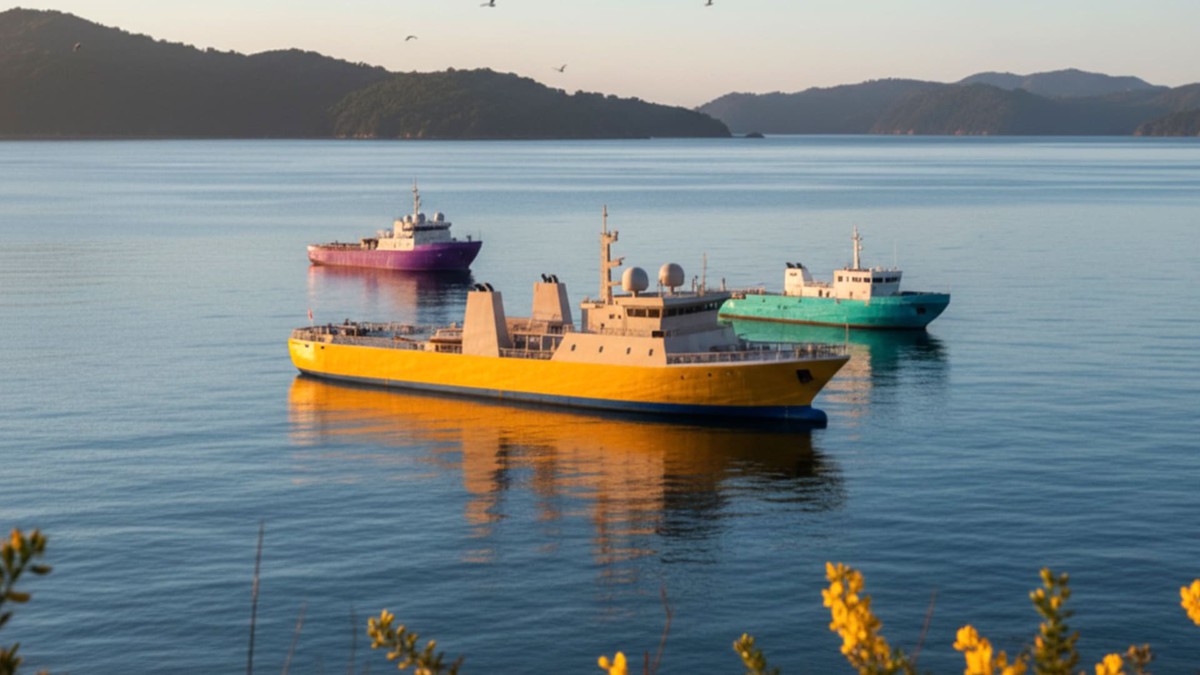 Ships Pack 3 In 1 - Low Poly Marine Supply - Ship Collection