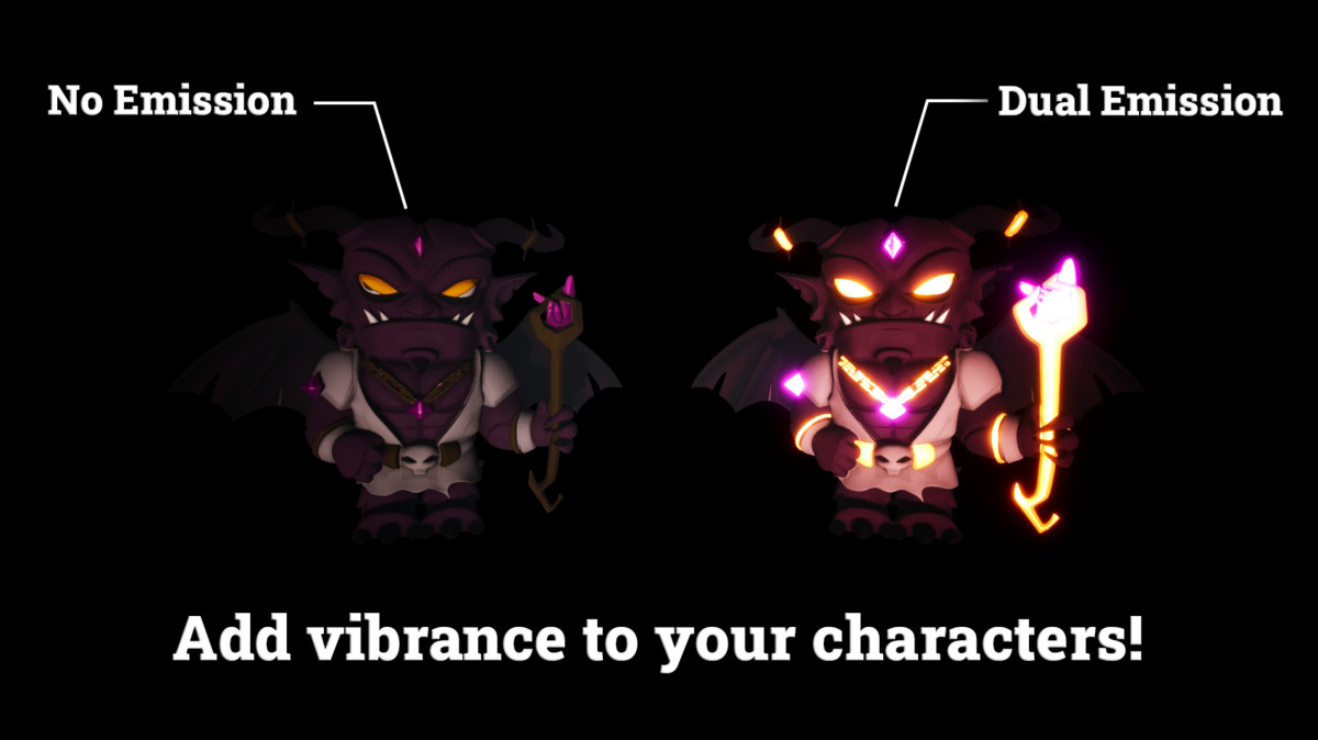 Dual Emission Shader (3D)