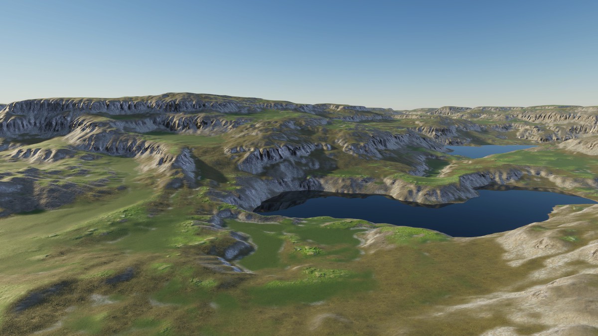 Procedural Terraces & Lava 8K - 36 Terrains