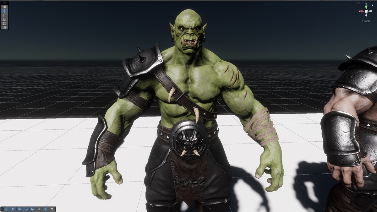 Realistic Orc Character