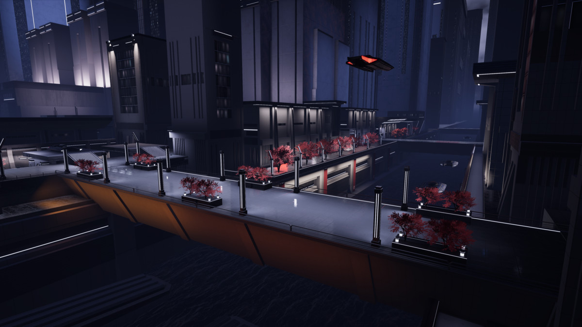 Science Fiction Brutalist City