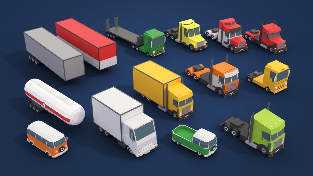 Farm - Low Poly 3D Models Pack