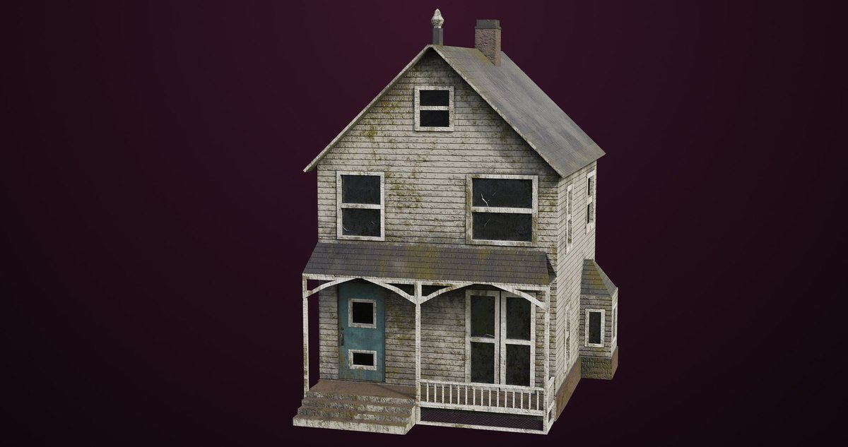 Old Dusty Vintage House 01 URP HDRP Textures