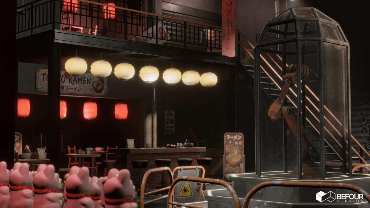 Japanese Old Shopping Mall Environment (Modular, Asian, Abandoned)