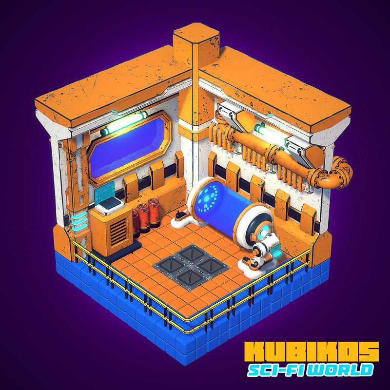 KUBIKOS Ultimate Bundle – Stylized Cube Worlds & Characters