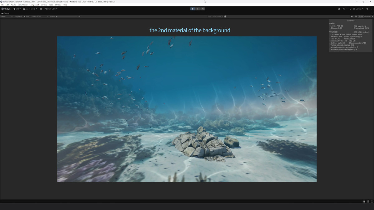 School of 30 Caranx Fish