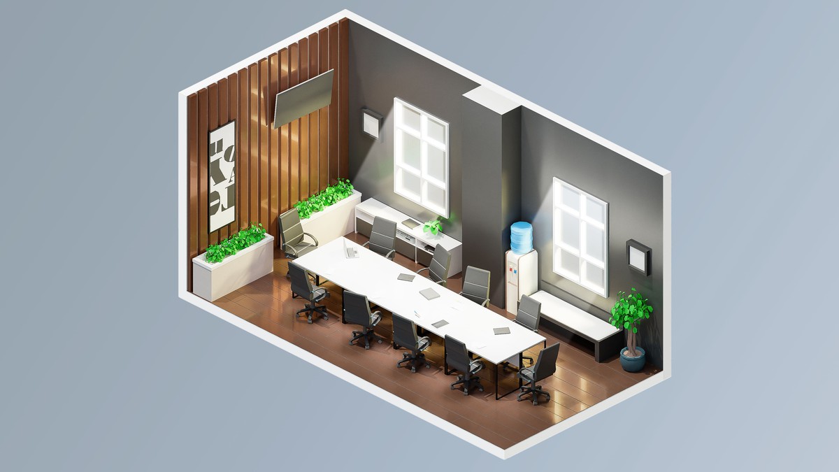 Office - Low Poly 3D Models Pack