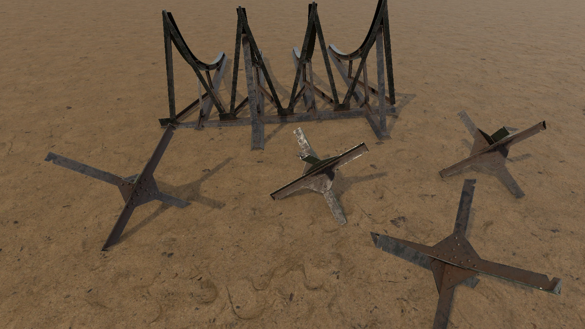 WWII Czech Hedgehogs