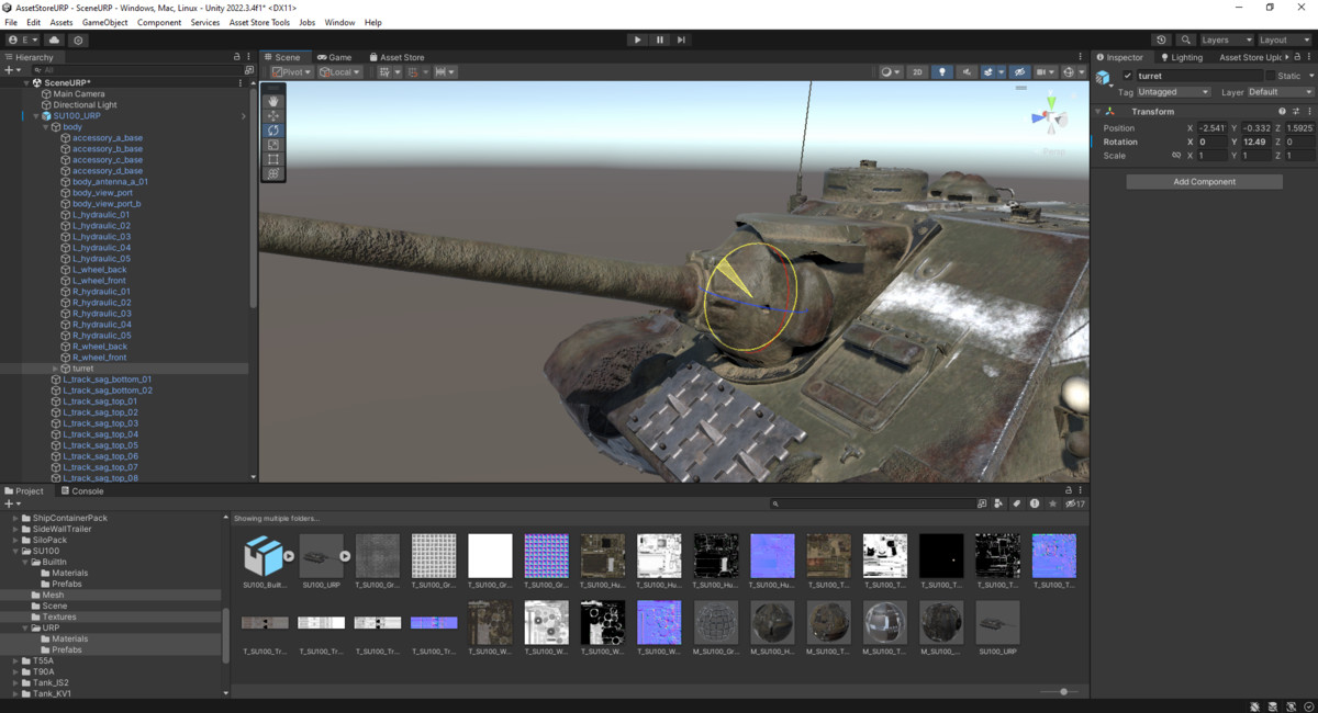 Rigged Howitzer SU-100