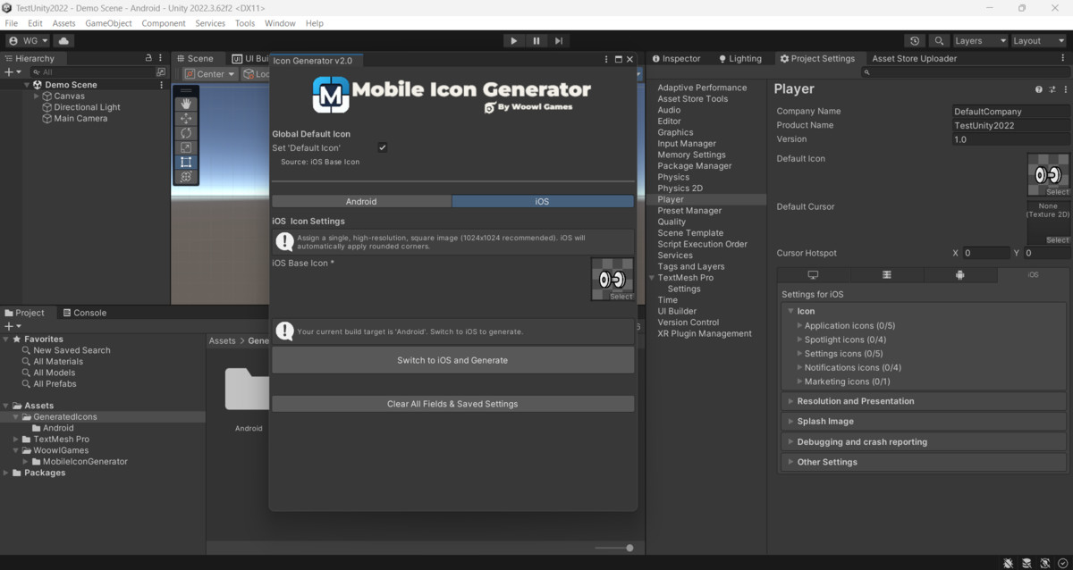 Mobile Icon Generator