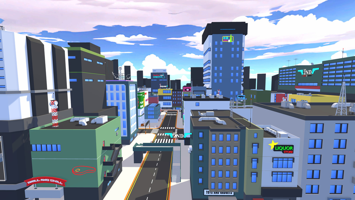 LowPoly Cyberpunk City