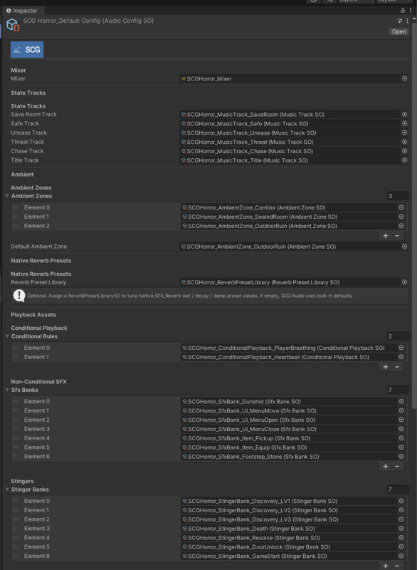 Survival Horror Audio Director Toolkit (for Unity)
