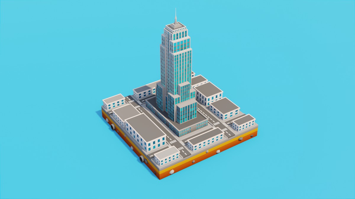 Low Poly N&S America LandMarks by IGS