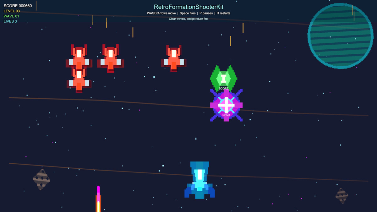 Retro Formation Shooter Kit