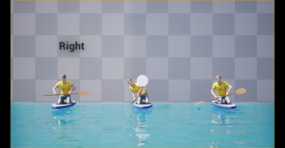 Paddle Boarding Animation