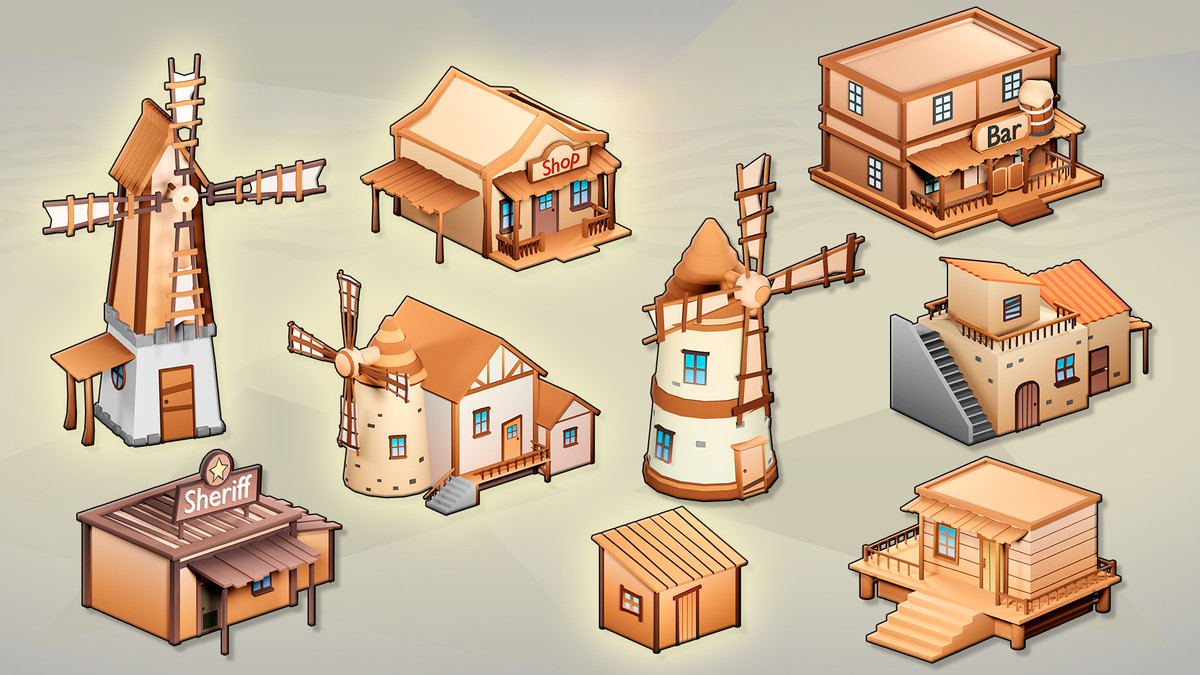 Low Poly City Pack 1