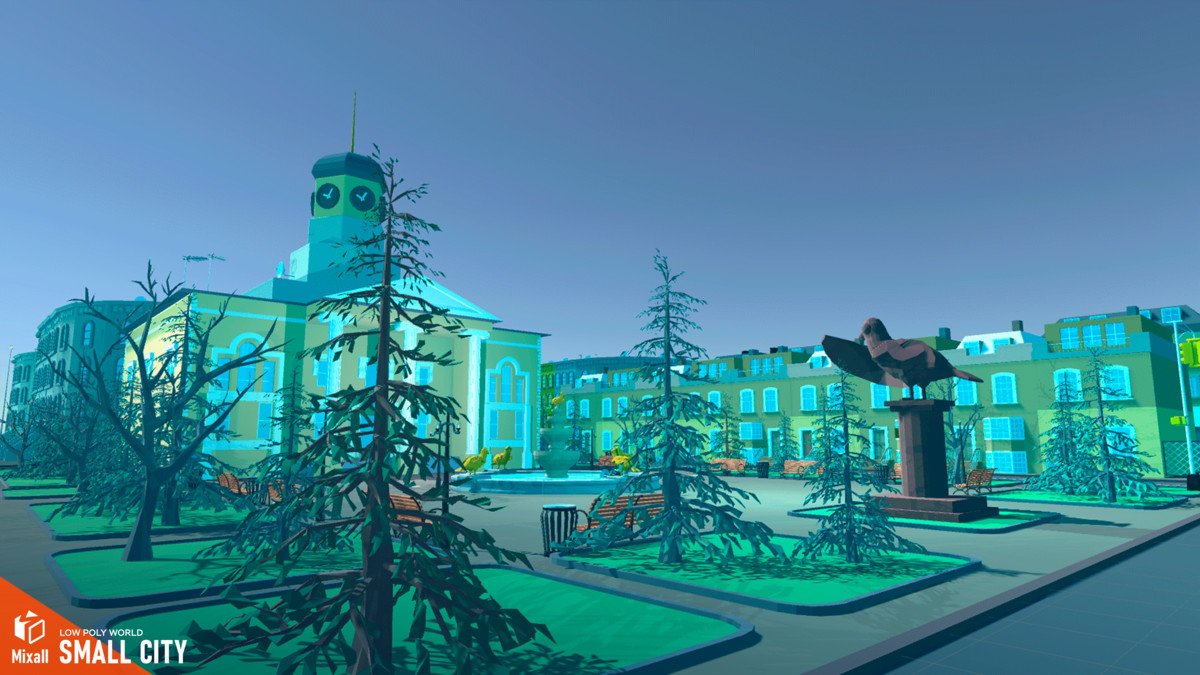 LOW POLY WORLD - SMALL CITY
