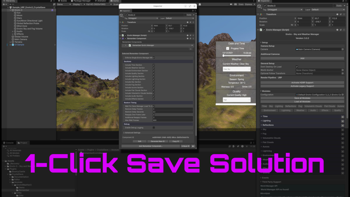 Crystal Save | Save Module for Enviro Weather 3