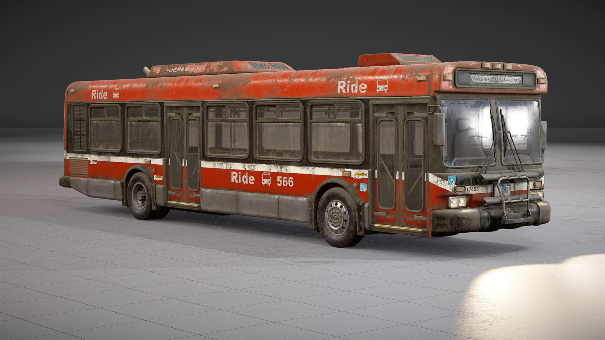 Abandoned City Bus - Drivable