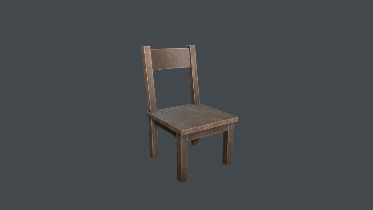 Wooden furniture pack. Realistic. PBR. 4K