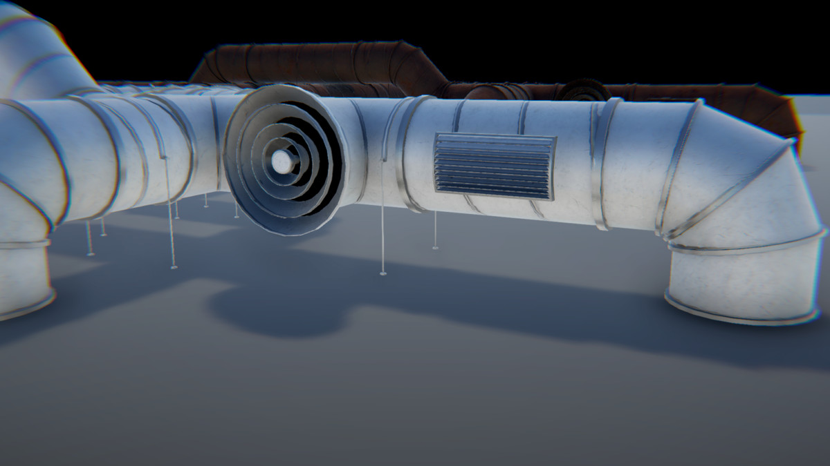Modular Industrial Air Duct System