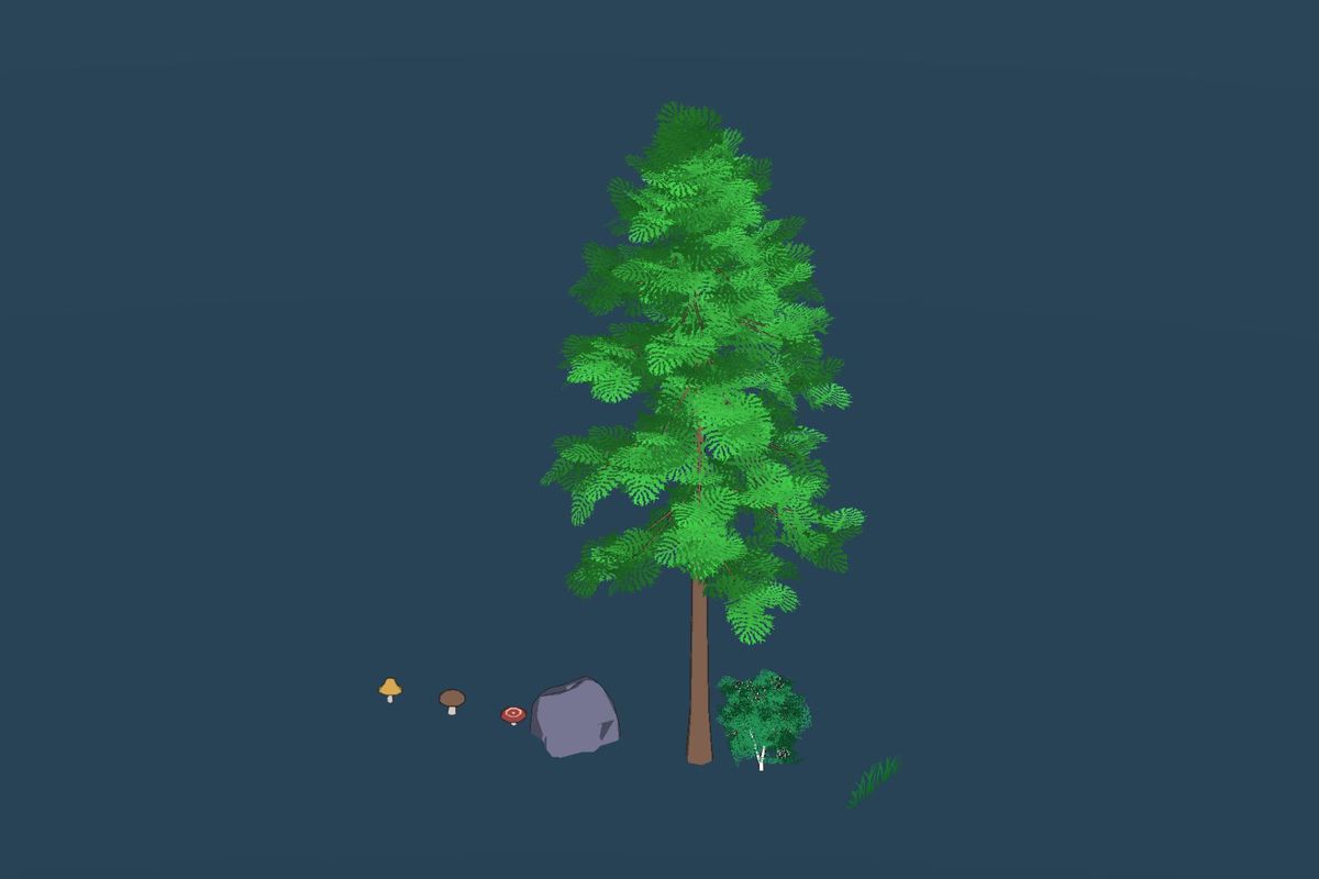 Animated Forest Animals Pack - Low poly stylized models